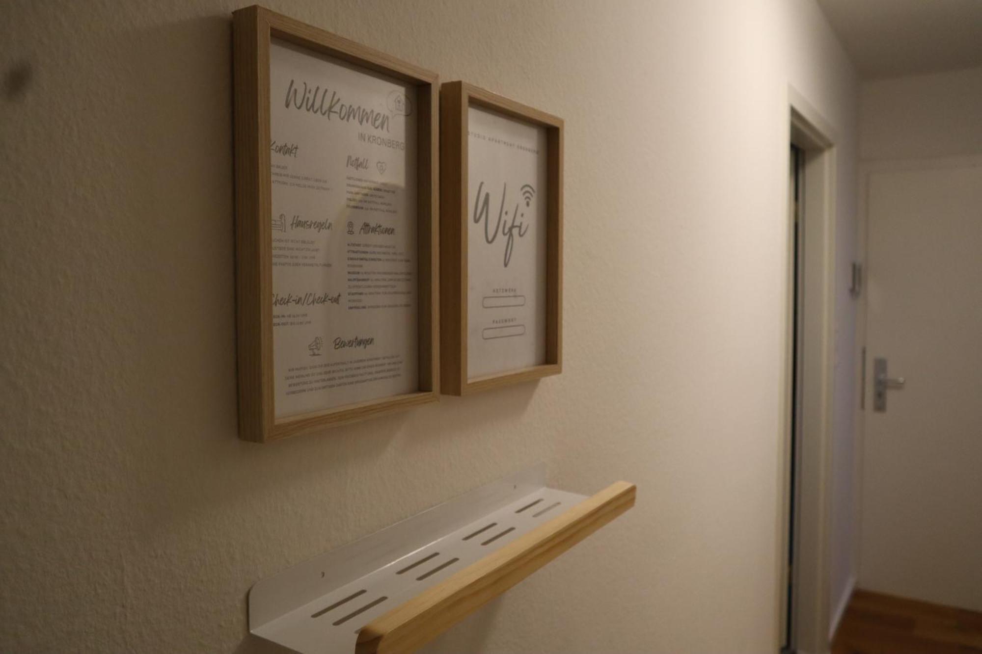 Gemuetliches Boho Studio Apartment In Der Altstadt Kronbergs Kronberg im Taunus Eksteriør bilde